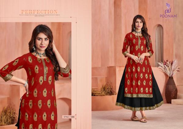 Poonam Pujita Rayon Designer Kurti 